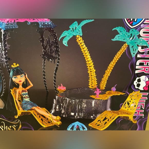 Monster High 13 Wishes Desert Frights Oasis and Cleo de Nile doll. 2012 NWT NRFB - Picture 9 of 12